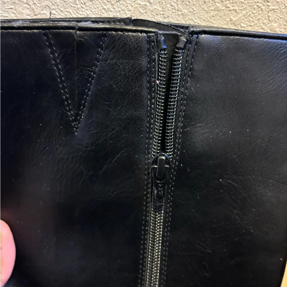 Black Wild Fable Women’s Moto Boot - Picture 2 of 4